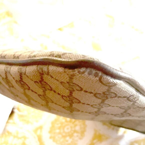 GUCCI AUTHENTIC vintage 70s/80s monogram tote w/ Gucci stripe - Picture 7 of 9